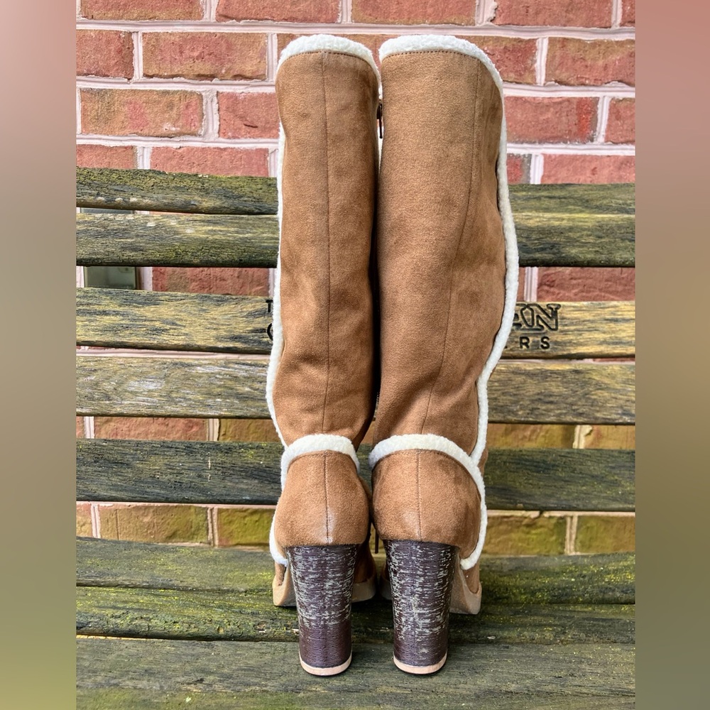 GUC Fioni Tan Knee High Womens Boots - Picture 8 of 16